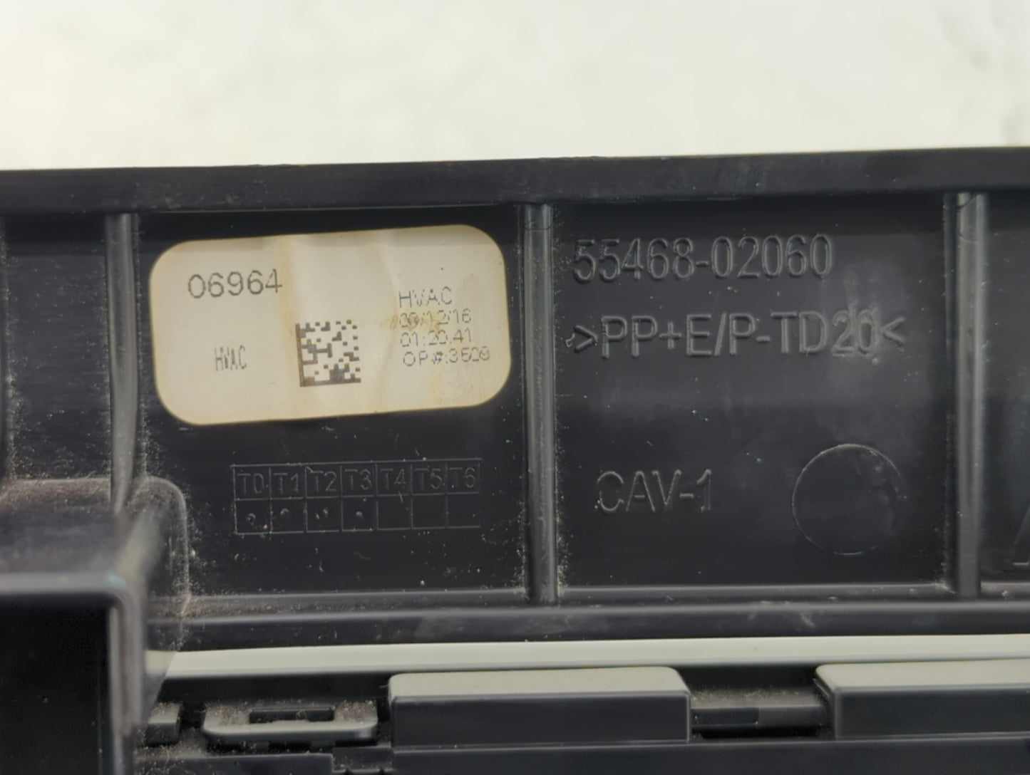 2017-2019 Toyota Corolla Climate Control Module Temperature AC/Heater Replacement P/N:55468-02060 Fits Fits 2017 2018 2019 O