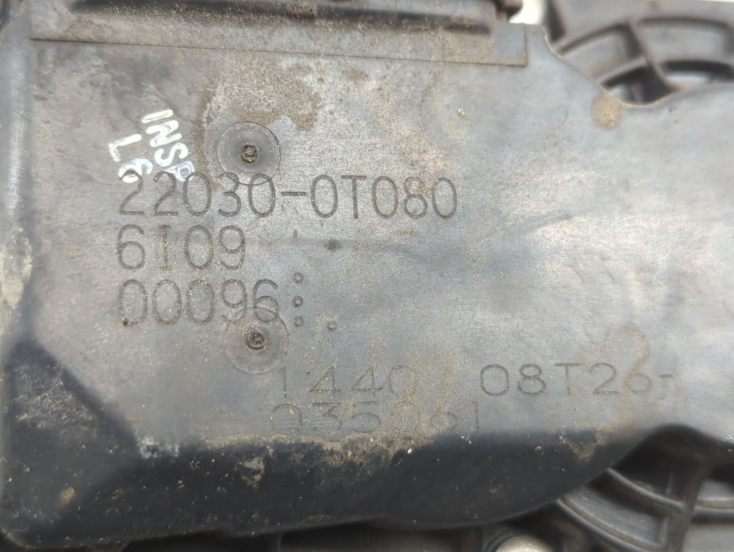 2011-2019 Toyota Corolla Throttle Body P/N:22030-0T080 Fits Fits 2011 2012 2013 2014 2015 2016 2017 2018 2019 OEM Used Auto 