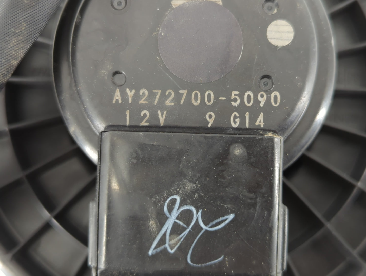 2009-2019 Toyota Corolla Heater AC Blower Motor P/N:AY272700 AY272700-5090 Fits OEM Used Auto Parts - Oemusedautoparts1.com