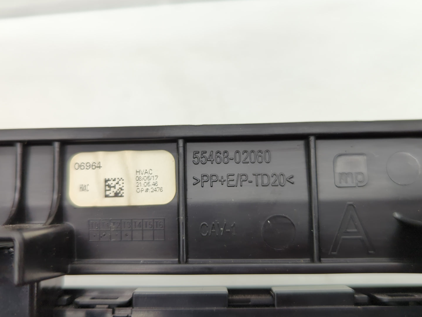 2017-2019 Toyota Corolla Climate Control Module Temperature AC/Heater Replacement P/N:55468-02060 Fits Fits 2017 2018 2019 O