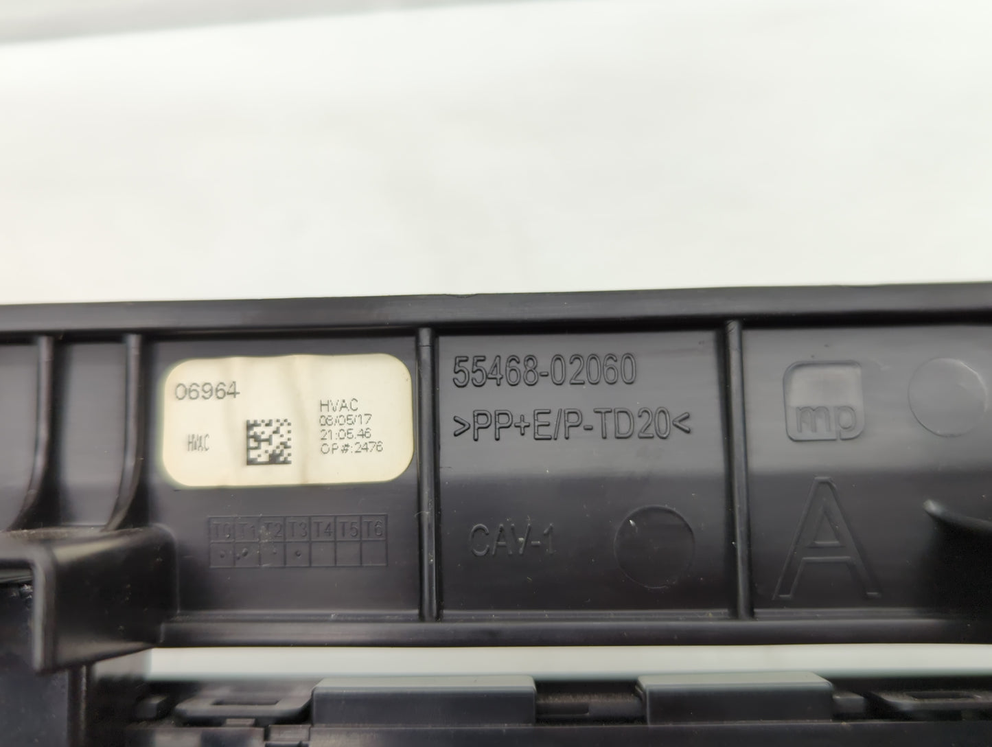 2017-2019 Toyota Corolla Climate Control Module Temperature AC/Heater Replacement P/N:55468-02060 Fits Fits 2017 2018 2019 O