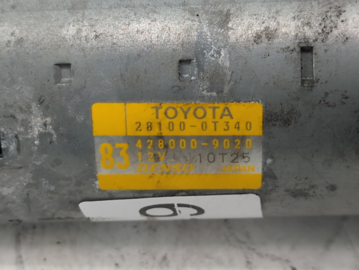 2015-2022 Toyota Corolla Car Starter Motor Solenoid OEM P/N:428000-9020 28100-0T340 Fits OEM Used Auto Parts - Oemusedautopa