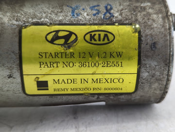 2015-2022 Toyota Corolla Car Starter Motor Solenoid OEM P/N:36100-2E551 Fits Fits 2015 2016 2017 2018 2019 2020 2021 2022 OEM Used Auto Parts