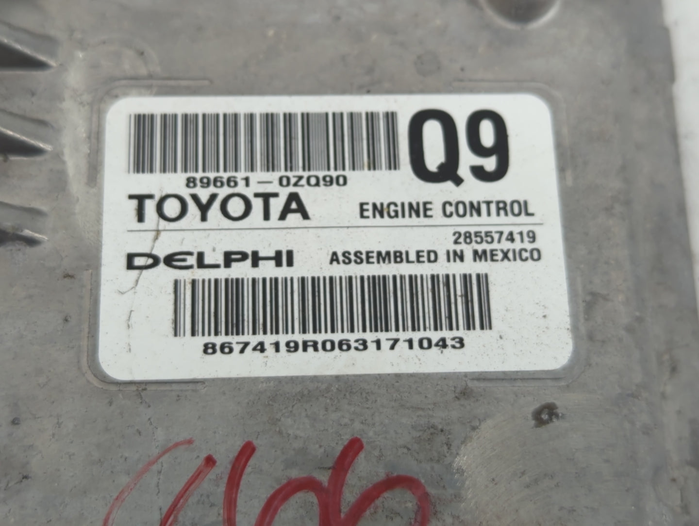 2017-2019 Toyota Corolla PCM Engine Control Computer ECU ECM PCU OEM P/N:89661-0ZQ90 Fits Fits 2017 2018 2019 OEM Used Auto 