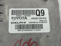 2017-2019 Toyota Corolla PCM Engine Control Computer ECU ECM PCU OEM P/N:89661-0ZQ90 Fits Fits 2017 2018 2019 OEM Used Auto 