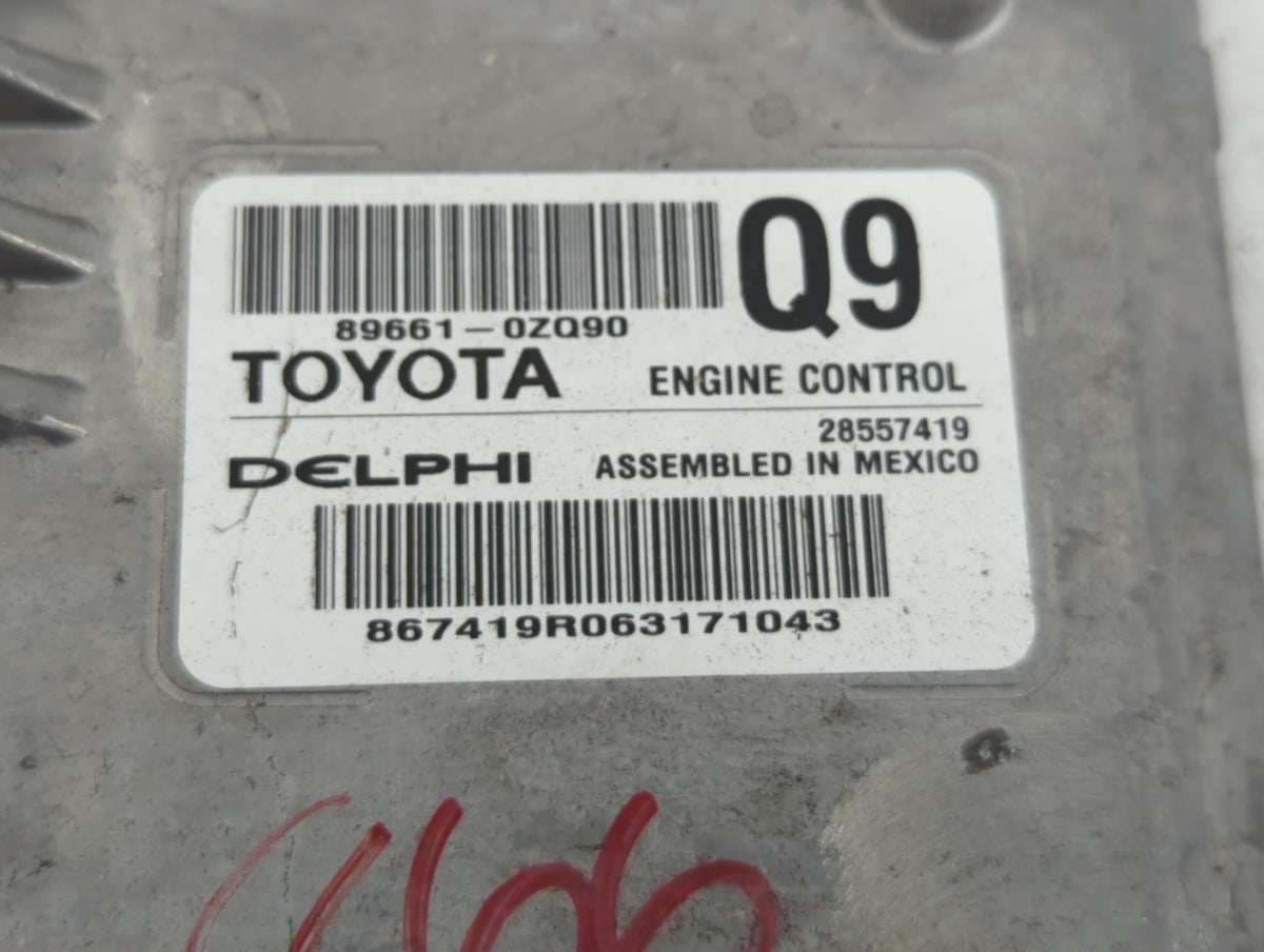 2017-2019 Toyota Corolla PCM Engine Control Computer ECU ECM PCU OEM P/N:89661-0ZQ90 Fits 2017 2018 2019 OEM Used Auto Parts