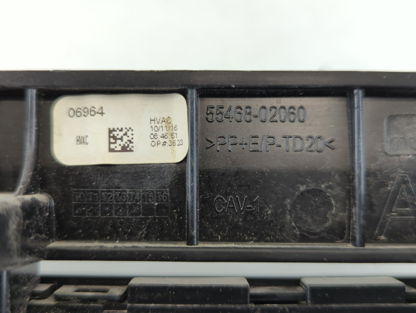 2014-2019 Toyota Corolla Climate Control Module Temperature AC/Heater Replacement P/N:55468-02060 Fits OEM Used Auto Parts -