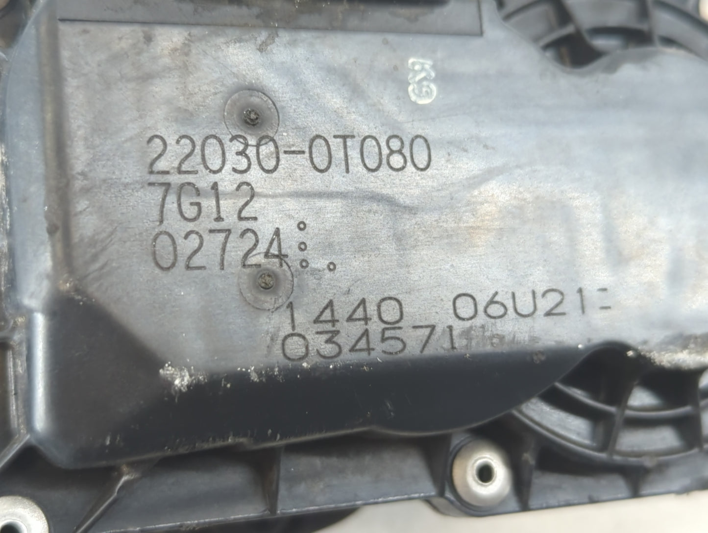 2011-2019 Toyota Corolla Throttle Body P/N:22030-0T080 Fits Fits 2011 2012 2013 2014 2015 2016 2017 2018 2019 OEM Used Auto 