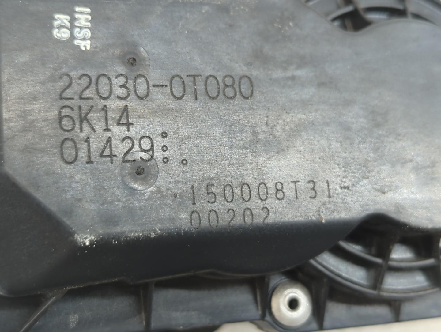 2011-2019 Toyota Corolla Throttle Body P/N:22030-0T080 Fits Fits 2011 2012 2013 2014 2015 2016 2017 2018 2019 OEM Used Auto 