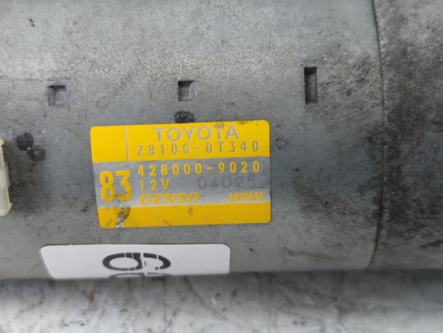 2015-2022 Toyota Corolla Car Starter Motor Solenoid OEM P/N:04801839AB 428000-9020 Fits OEM Used Auto Parts - Oemusedautopar
