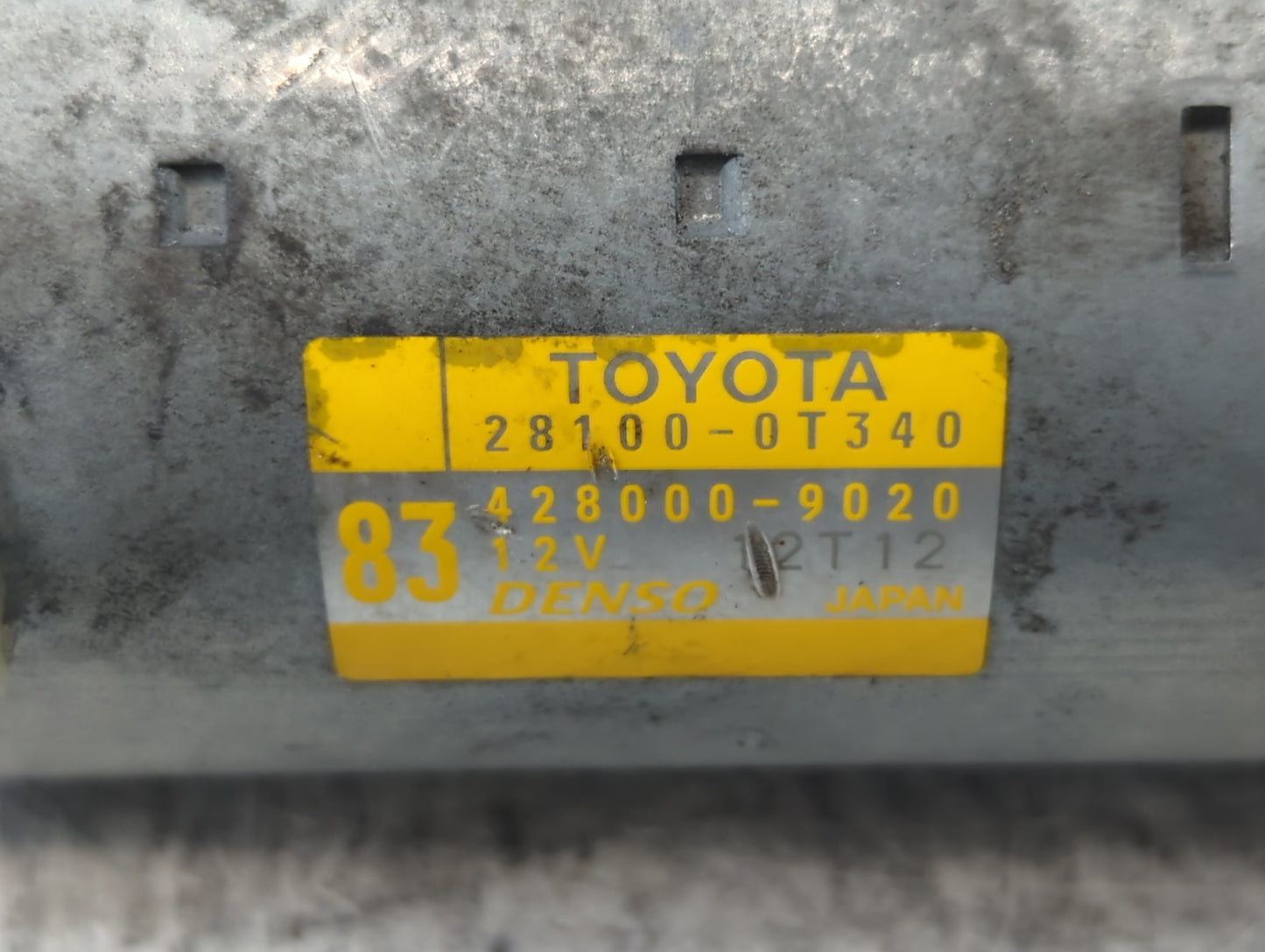 2015-2022 Toyota Corolla Car Starter Motor Solenoid OEM P/N:428000-9020 28100-0T340 Fits OEM Used Auto Parts - Oemusedautopa