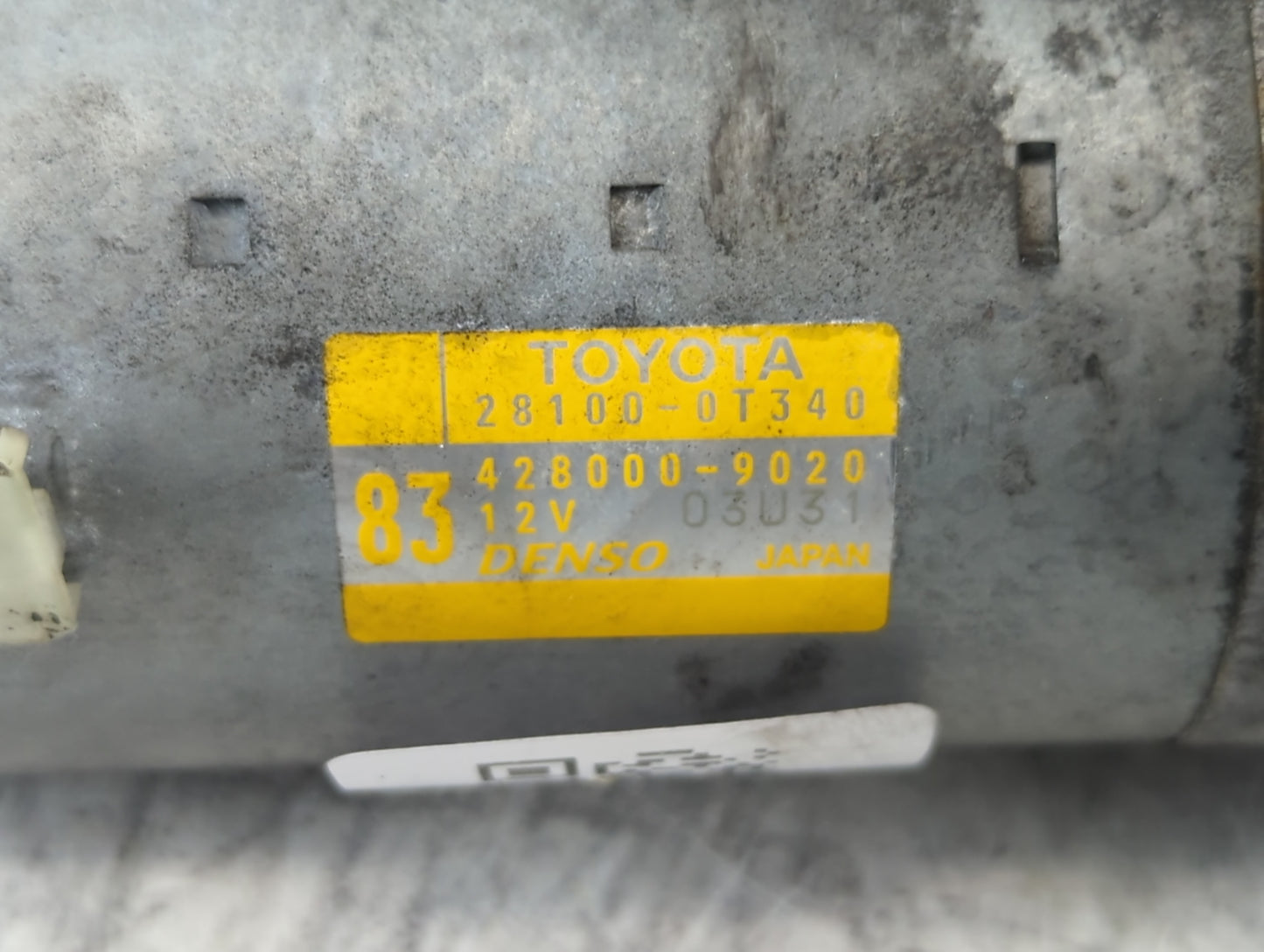 2015-2022 Toyota Corolla Car Starter Motor Solenoid OEM P/N:428000-9020 28100-0T340 Fits OEM Used Auto Parts - Oemusedautopa