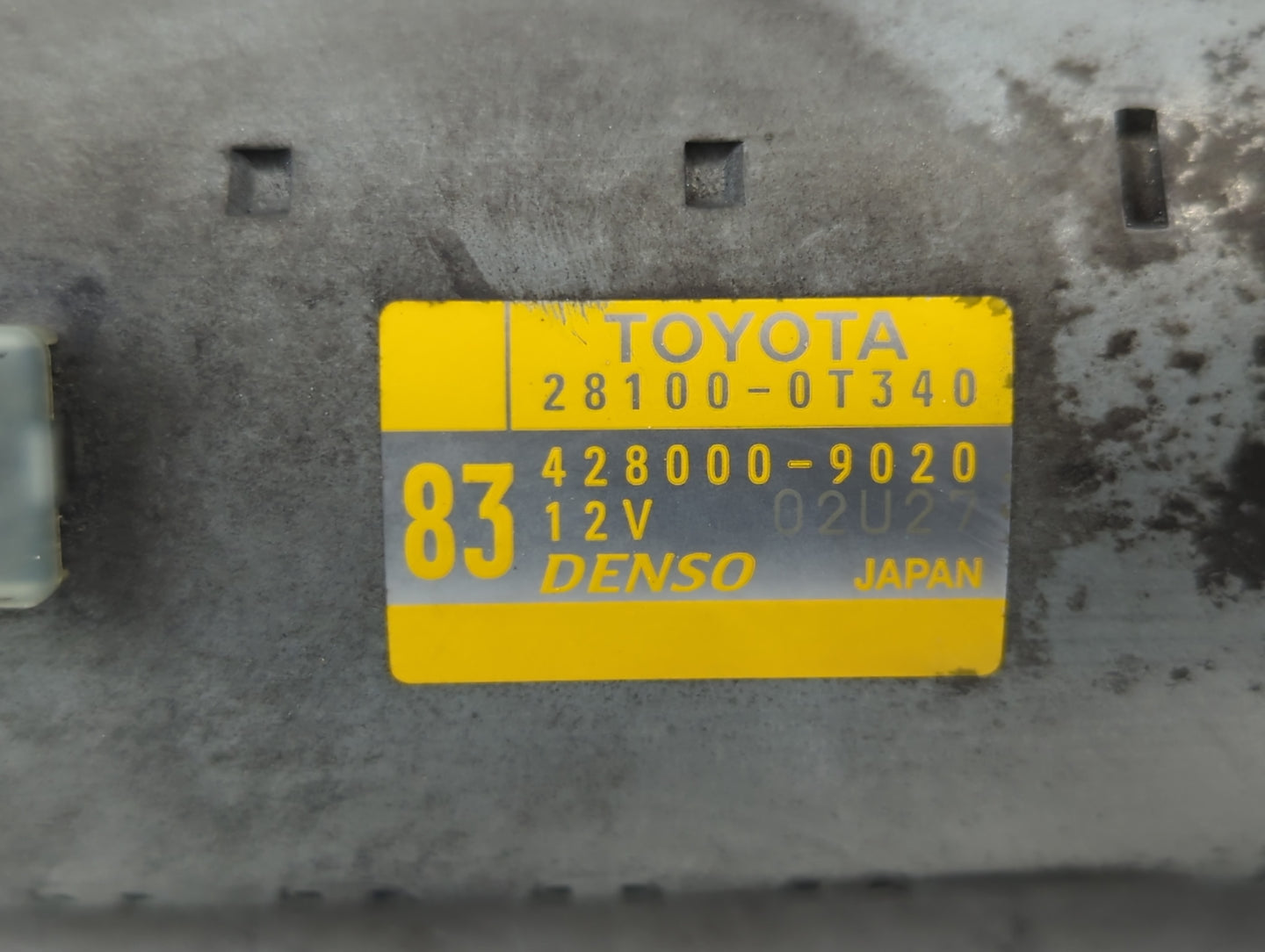 2015-2022 Toyota Corolla Car Starter Motor Solenoid OEM P/N:428000-9020 28100-0T340 Fits OEM Used Auto Parts - Oemusedautopa