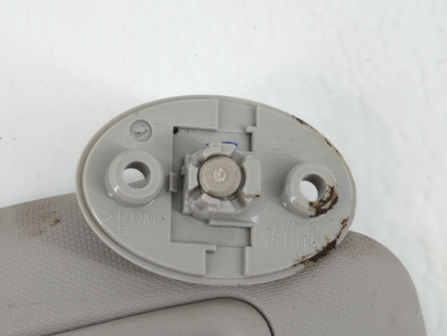 2017-2019 Toyota Corolla Sun Visor Shade Replacement Passenger Right Mirror Fits Fits 2017 2018 2019 OEM Used Auto Parts - O