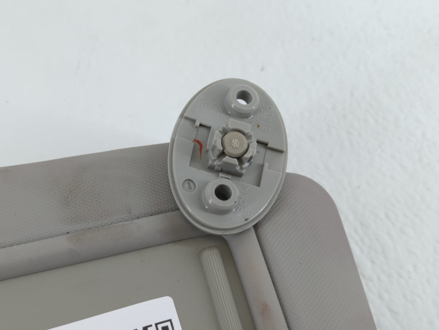 2017-2019 Toyota Corolla Sun Visor Shade Replacement Passenger Right Mirror Fits Fits 2017 2018 2019 OEM Used Auto Parts - O