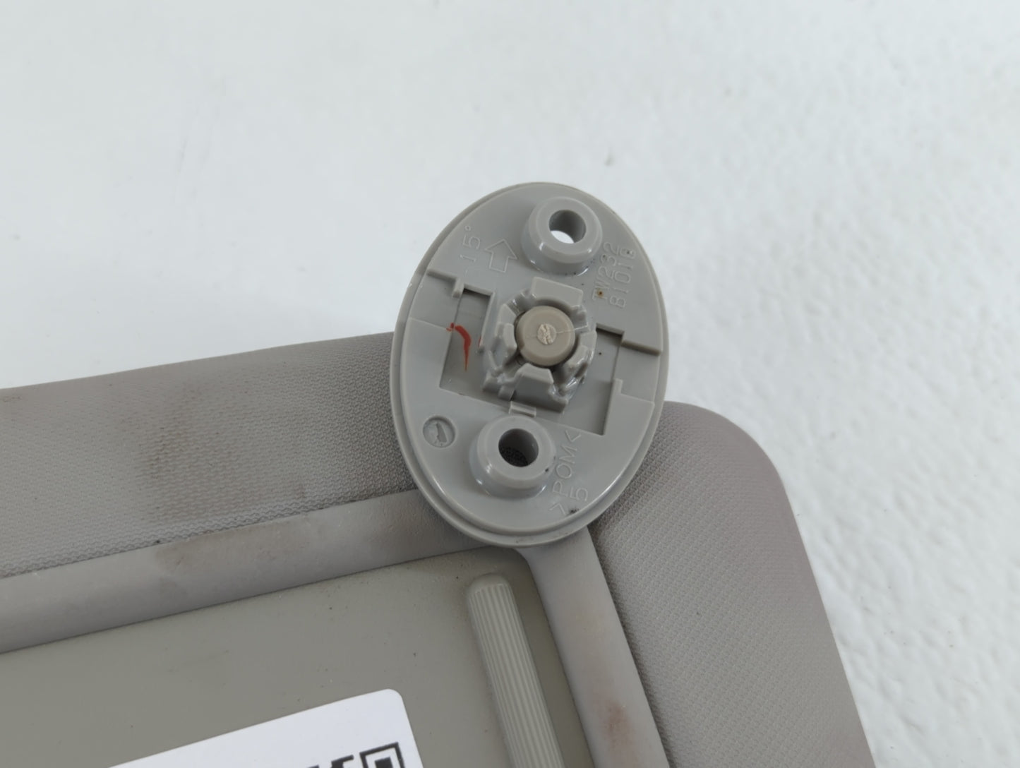 2017-2019 Toyota Corolla Sun Visor Shade Replacement Passenger Right Mirror Fits Fits 2017 2018 2019 OEM Used Auto Parts - O