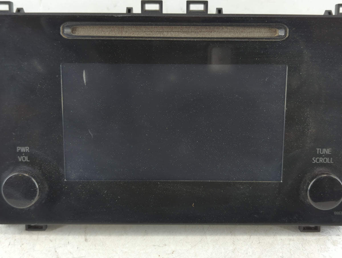 2017-2019 Toyota Corolla Radio AM FM Cd Player Receiver Replacement P/N:86140-02520 Fits Fits 2017 2018 2019 OEM Used Auto P
