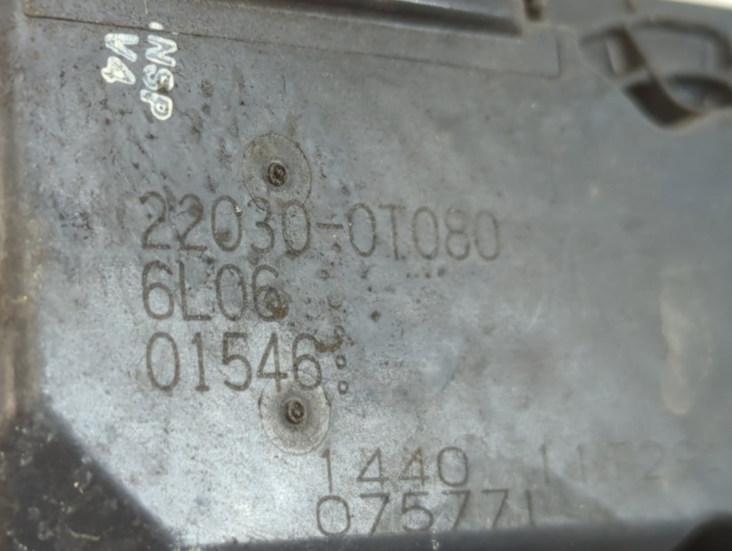2011-2019 Toyota Corolla Throttle Body P/N:6L06 01546 22030-0T080 Fits Fits 2011 2012 2013 2014 2015 2016 2017 2018 2019 OEM