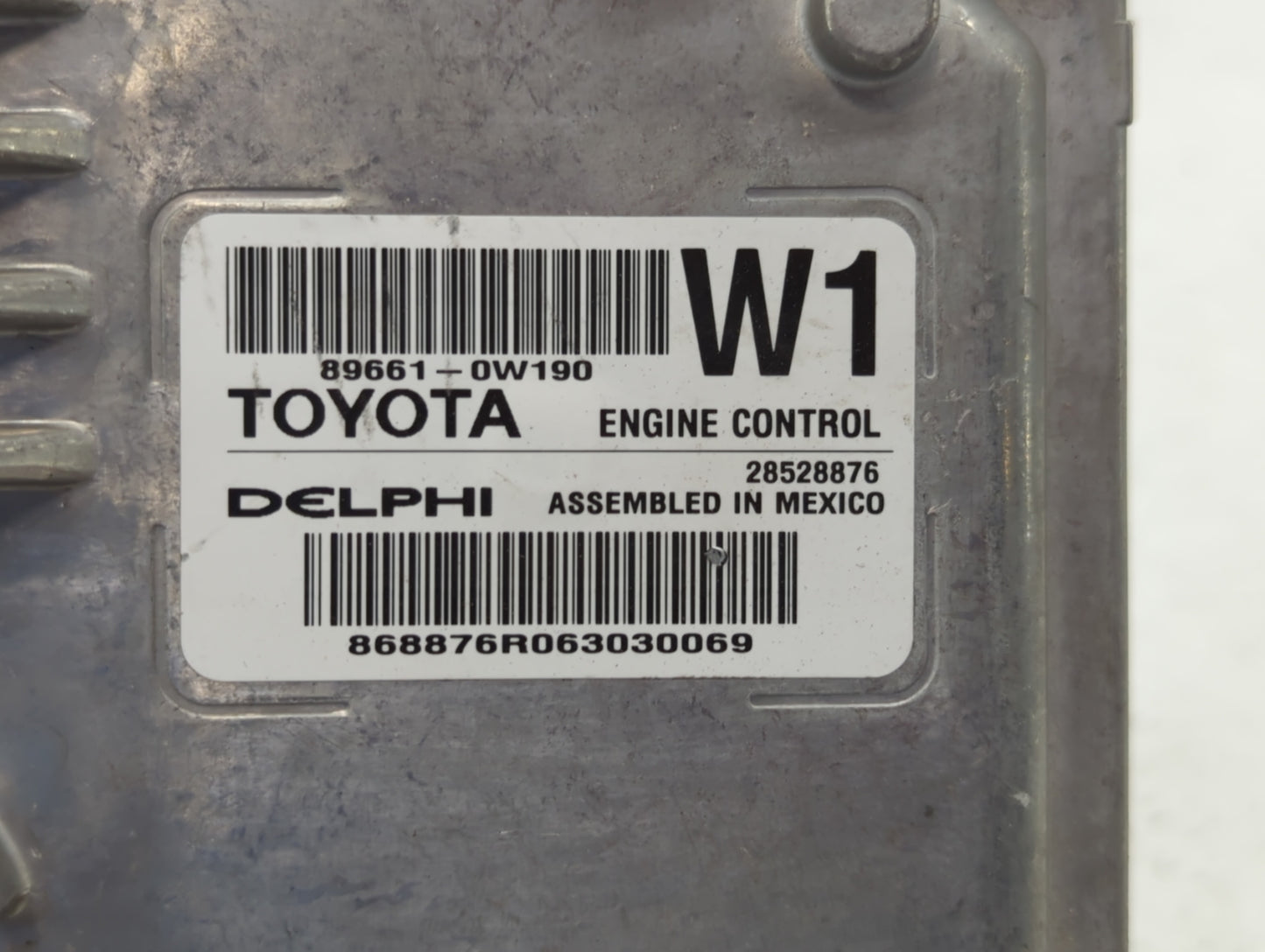 2017-2018 Toyota Corolla Im PCM Engine Control Computer ECU ECM PCU OEM P/N:89661-0W191 89661-0W190 Fits Fits 2017 2018 OEM 