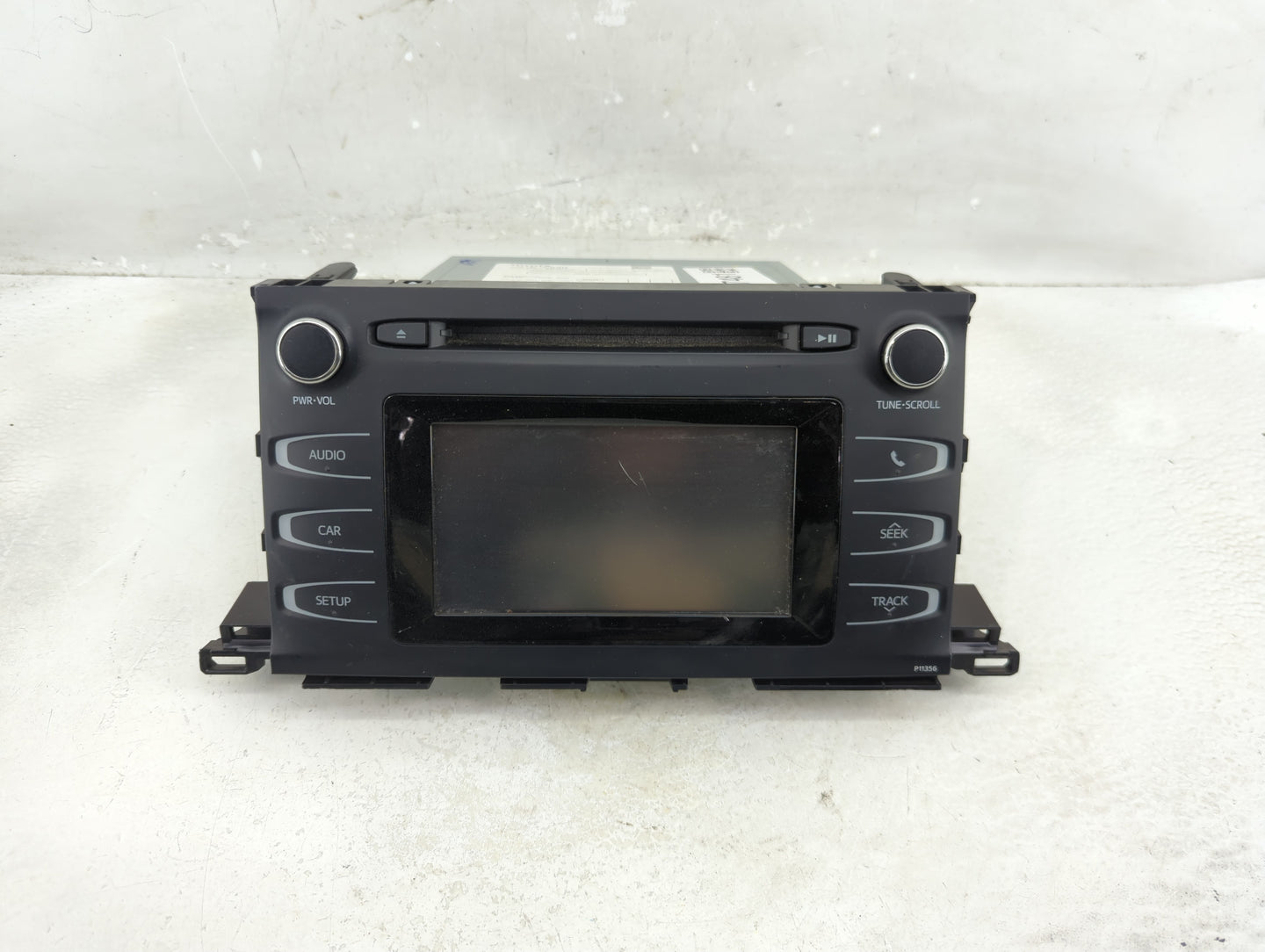 2017-2019 Toyota Highlander Radio AM FM Cd Player Receiver Replacement P/N:86140-0E230 Fits Fits 2017 2018 2019 OEM Used Aut
