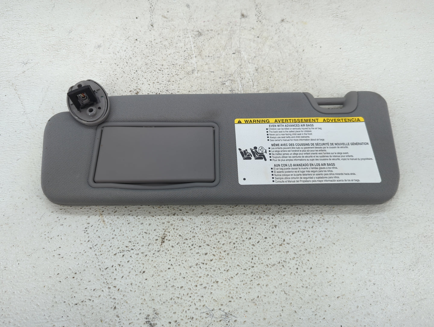2014-2019 Toyota Highlander Sun Visor Shade Replacement Driver Left Mirror Fits Fits 2014 2015 2016 2017 2018 2019 OEM Used 