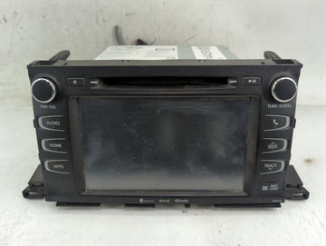 2017-2019 Toyota Highlander Radio AM FM Cd Player Receiver Replacement P/N:86100-0E290 CN-CT26N07X Fits Fits 2017 2018 2019 