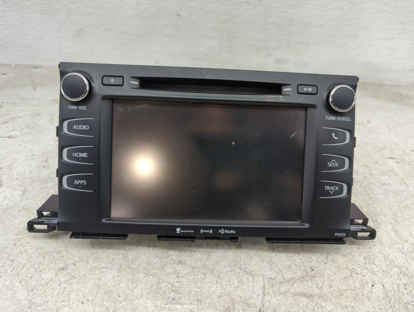 2017-2019 Toyota Highlander Radio AM FM Cd Player Receiver Replacement P/N:86140-0E240 CVH-2868, P11329 Fits Fits 2017 2018 