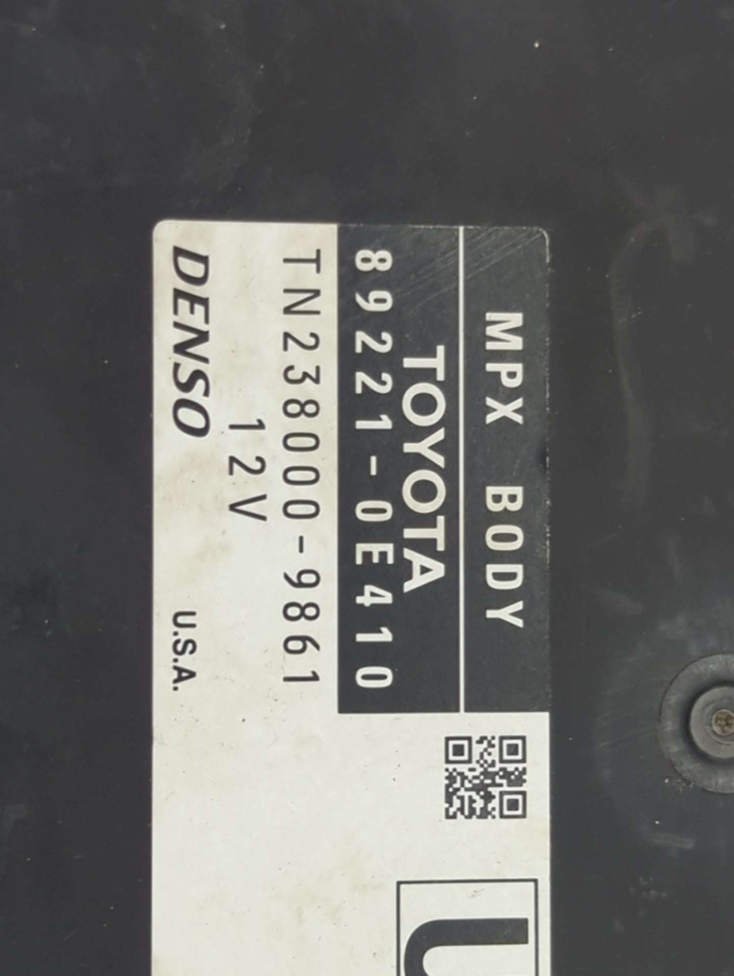 2017-2019 Toyota Highlander Multiplex Network Control Module - Oemusedautoparts1.com