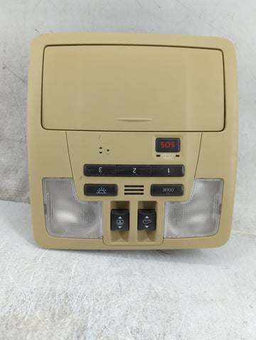 2017 Toyota Highlander Overhead Roof Console Tan - Oemusedautoparts1.com