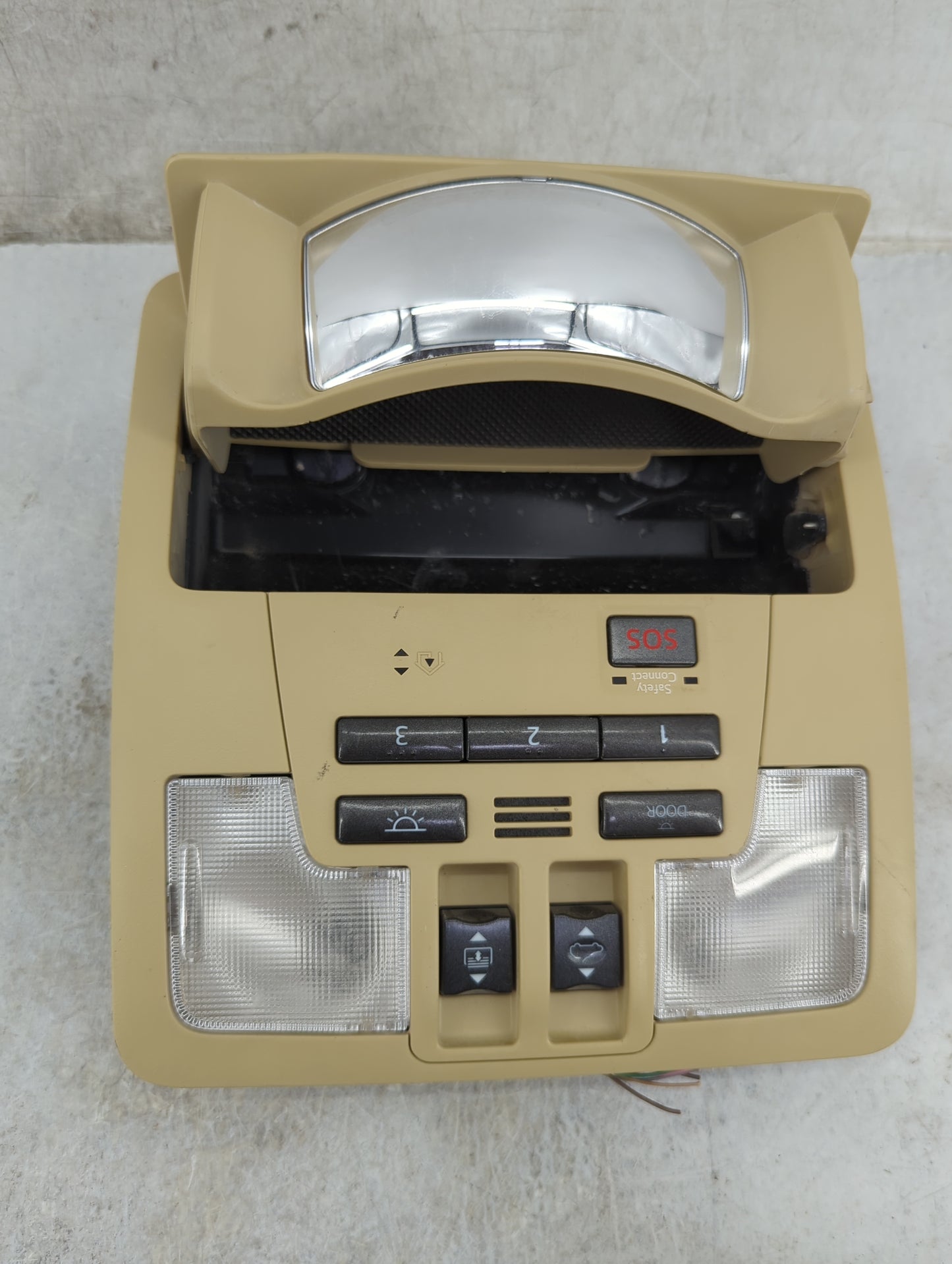 2017 Toyota Highlander Overhead Roof Console Tan - Oemusedautoparts1.com