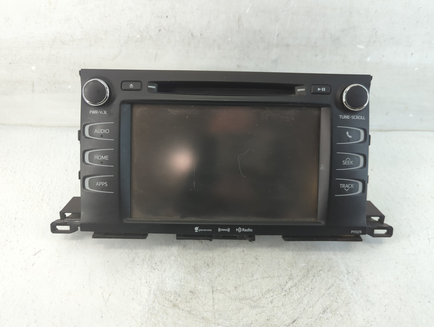 2017-2019 Toyota Highlander Radio AM FM Cd Player Receiver Replacement P/N:86140-0E240 Fits Fits 2017 2018 2019 OEM Used Aut
