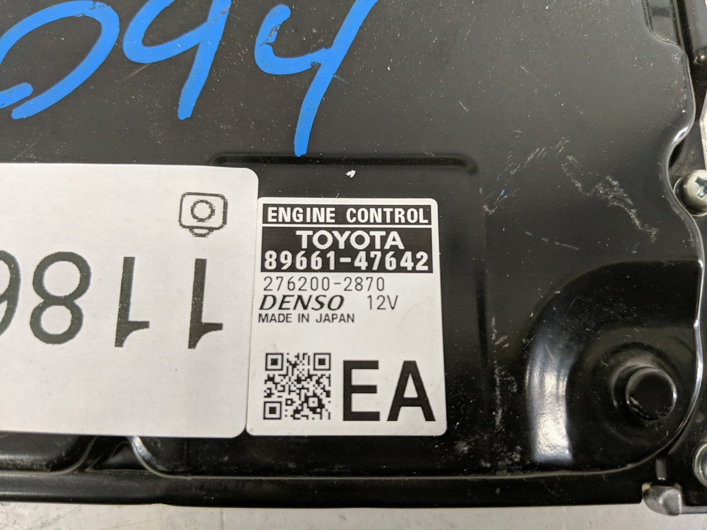 2017-2018 Toyota Prius PCM Engine Control Computer ECU ECM PCU OEM P/N:89661-47642 Fits Fits 2017 2018 OEM Used Auto Parts -