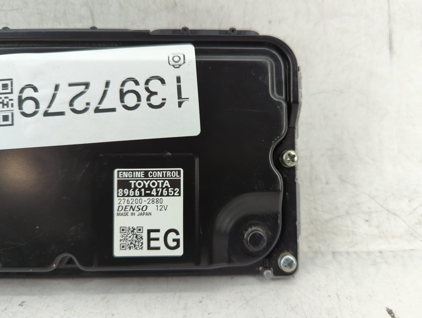 2017-2018 Toyota Prius PCM Engine Control Computer ECU ECM PCU OEM P/N:89661-47652 89661-47642 Fits Fits 2017 2018 OEM Used 