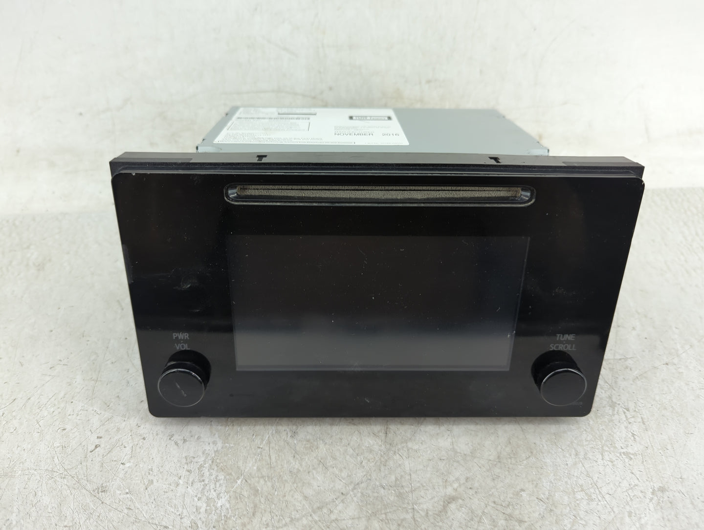 2016-2018 Toyota Prius Radio AM FM Cd Player Receiver Replacement P/N:86140-47270 Fits Fits 2016 2017 2018 OEM Used Auto Par
