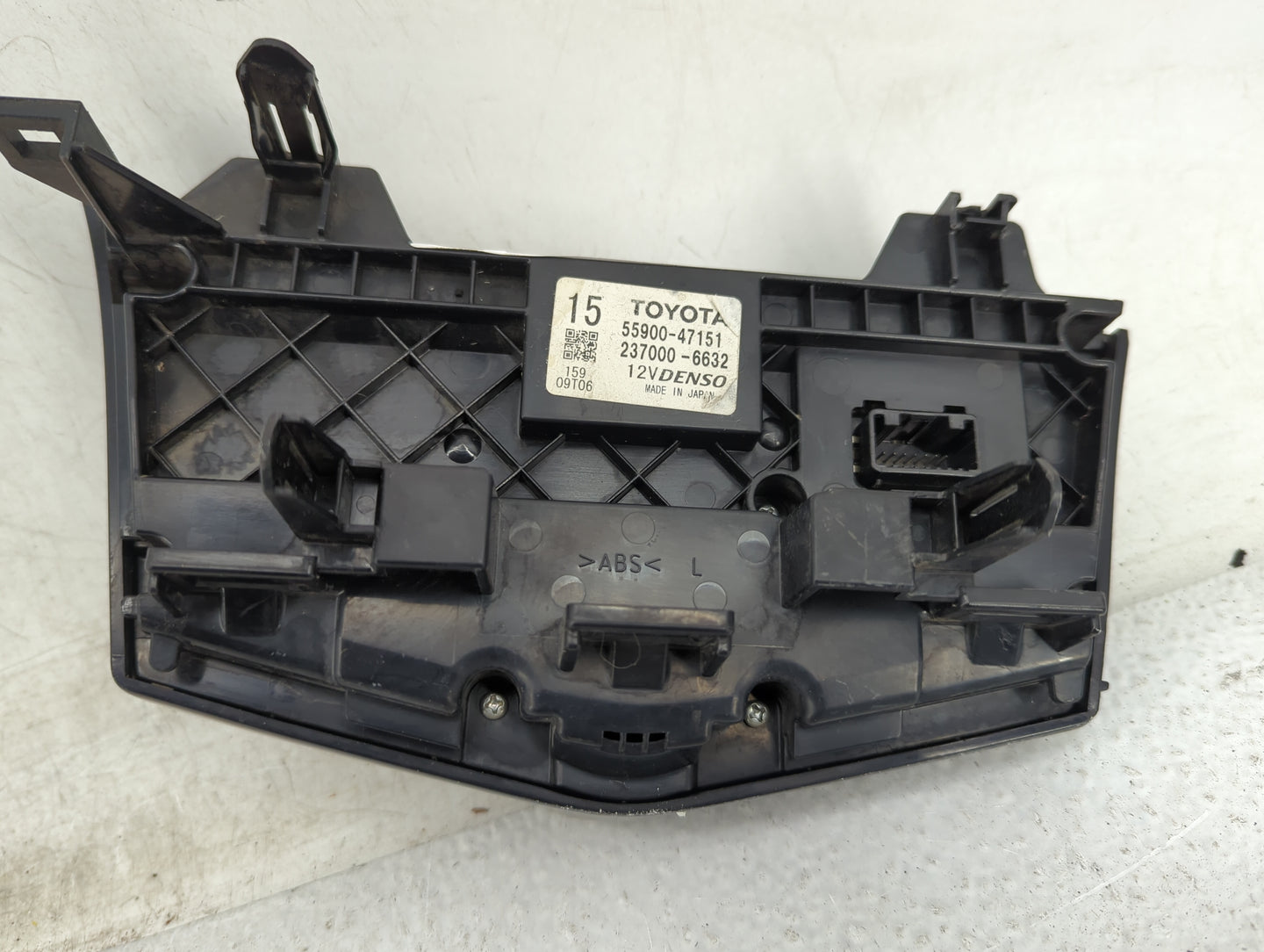 2015-2018 Toyota Prius Climate Control Module Temperature AC/Heater Replacement P/N:55900-47151 237000-6632 Fits OEM Used Au