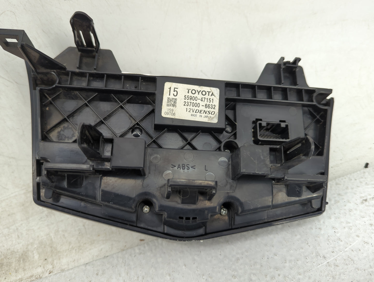 2015-2018 Toyota Prius Climate Control Module Temperature AC/Heater Replacement P/N:55900-47151 237000-6632 Fits OEM Used Au