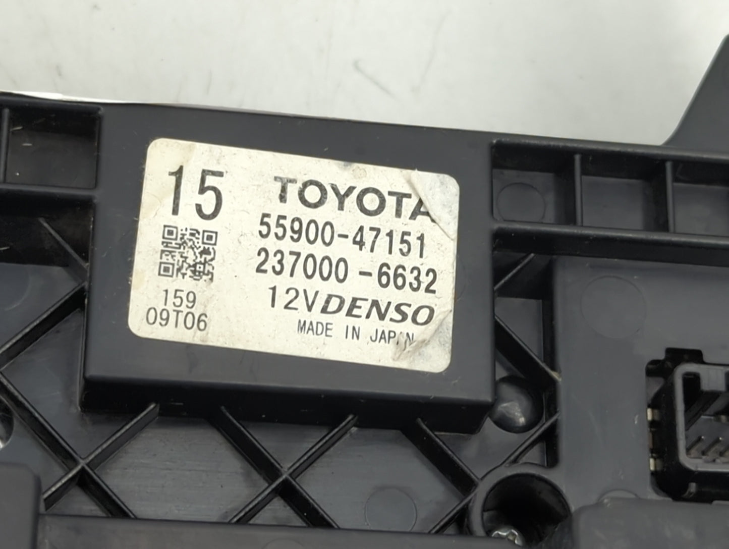 2015-2018 Toyota Prius Climate Control Module Temperature AC/Heater Replacement P/N:55900-47151 237000-6632 Fits OEM Used Au