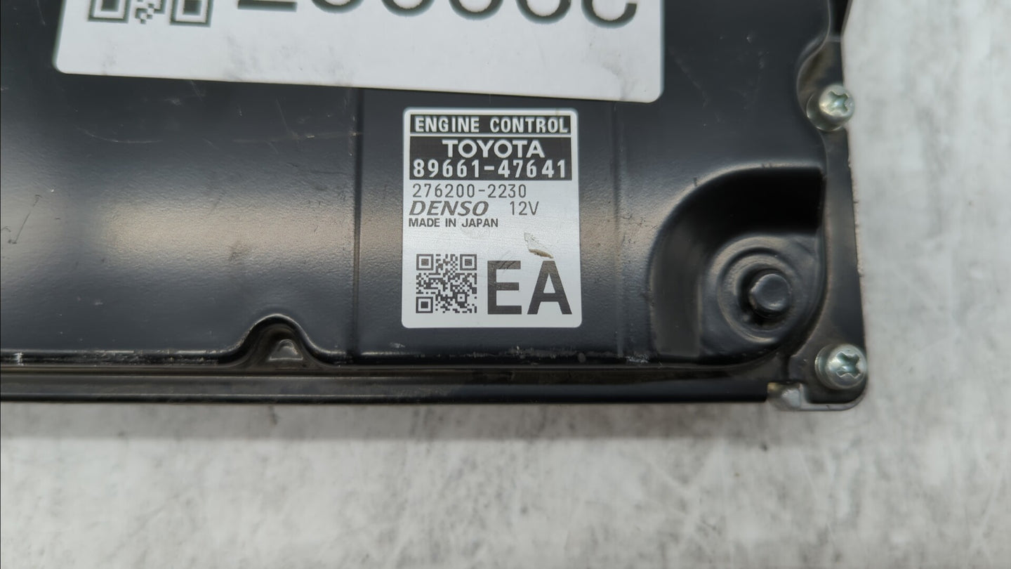 2017 Toyota Prius PCM Engine Control Computer ECU ECM PCU OEM P/N:89661-47641 Fits OEM Used Auto Parts - Oemusedautoparts1.c