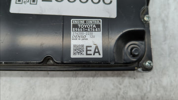 2017 Toyota Prius PCM Engine Control Computer ECU ECM PCU OEM P/N:89661-47641 Fits OEM Used Auto Parts
