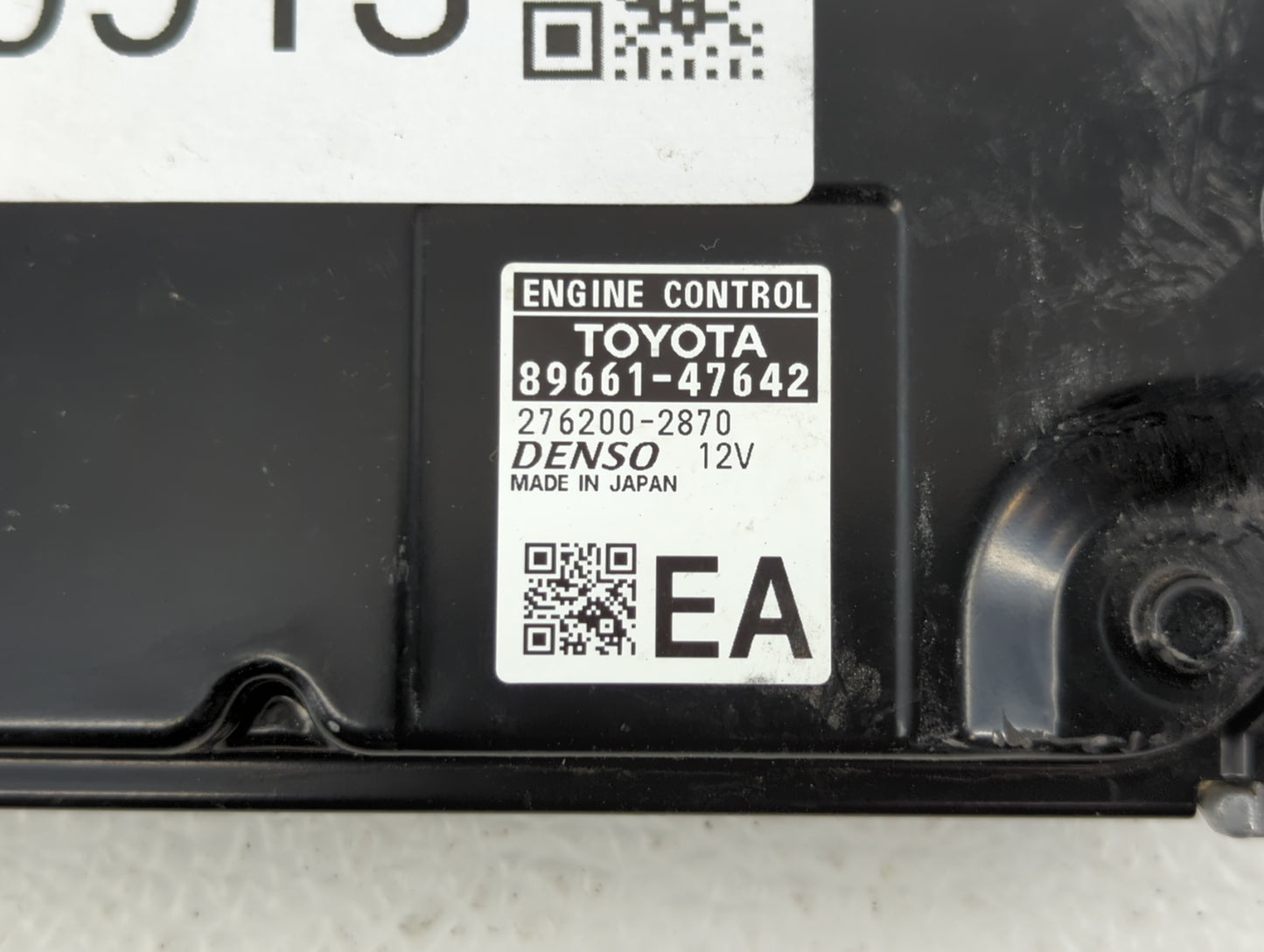 2017-2018 Toyota Prius PCM Engine Control Computer ECU ECM PCU OEM P/N:89661-47643 89661-47642 Fits Fits 2017 2018 OEM Used 