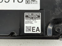 2017-2018 Toyota Prius PCM Engine Control Computer ECU ECM PCU OEM P/N:89661-47643 89661-47642 Fits Fits 2017 2018 OEM Used 