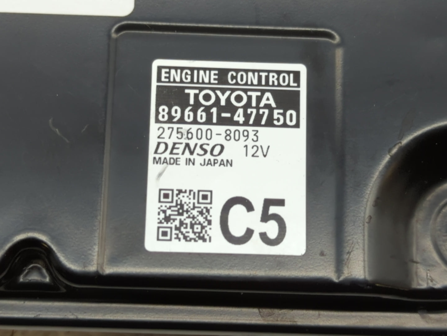 2017-2020 Toyota Prius PCM Engine Control Computer ECU ECM PCU OEM P/N:89661-47750 275600-8093 Fits Fits 2017 2018 2019 2020