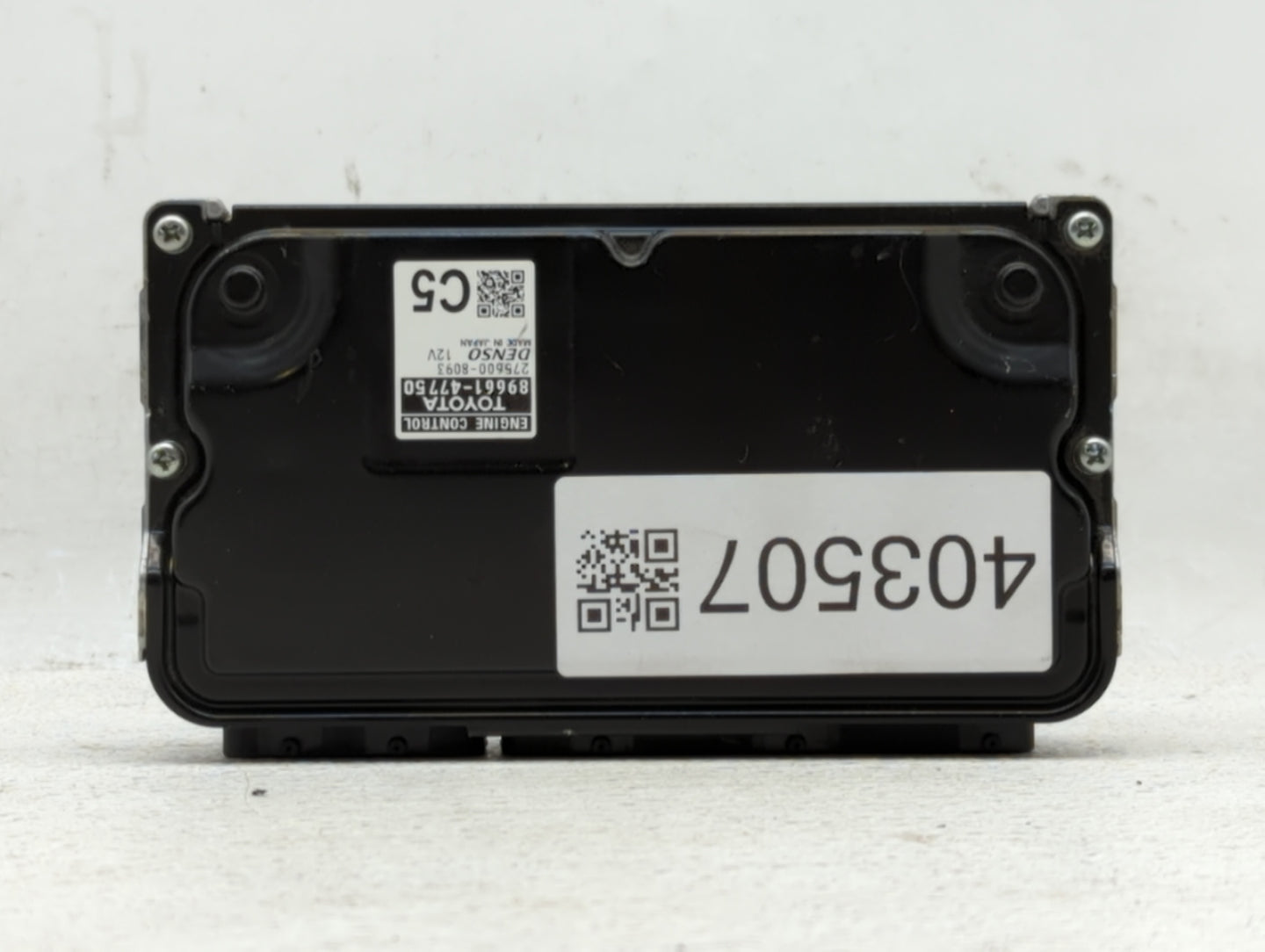 2017-2020 Toyota Prius PCM Engine Control Computer ECU ECM PCU OEM P/N:89661-47750 275600-8093 Fits Fits 2017 2018 2019 2020