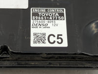 2017-2020 Toyota Prius Prime PCM Engine Control Computer ECU ECM PCU OEM P/N:69661-47750 Fits Fits 2017 2018 2019 2020 OEM U