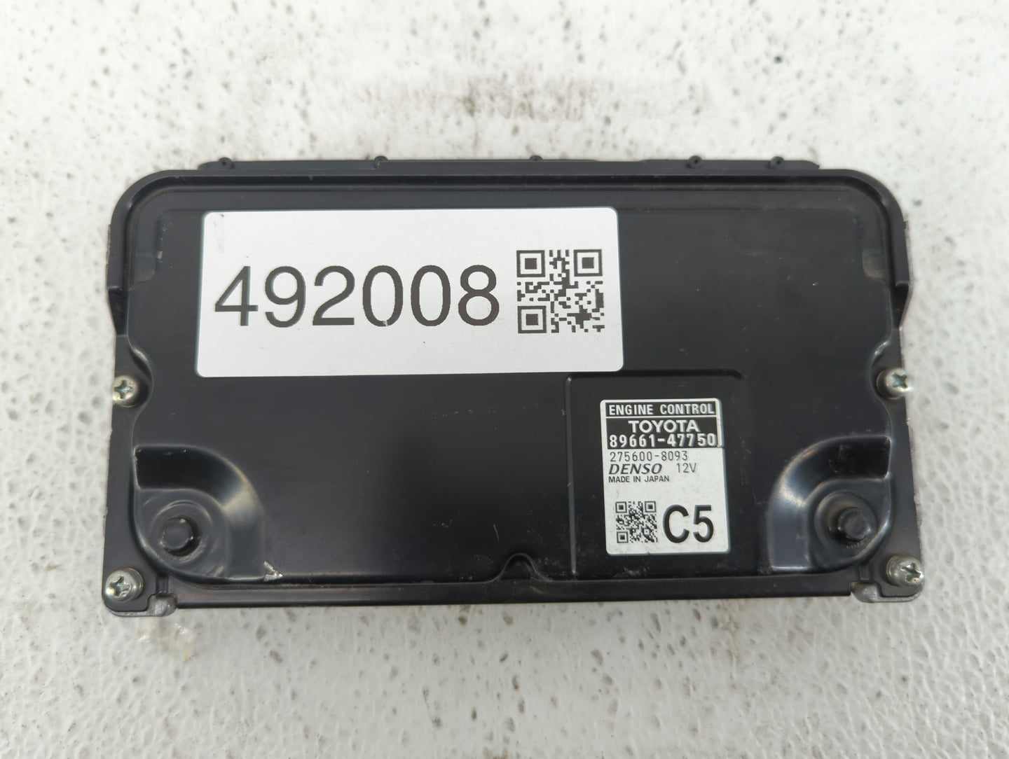2017-2020 Toyota Prius Prime PCM Engine Control Computer ECU ECM PCU OEM P/N:89661-47750 Fits Fits 2017 2018 2019 2020 OEM U