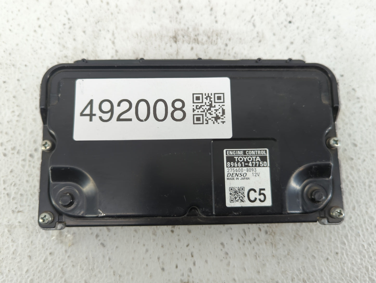 2017-2020 Toyota Prius Prime PCM Engine Control Computer ECU ECM PCU OEM P/N:89661-47750 Fits Fits 2017 2018 2019 2020 OEM U