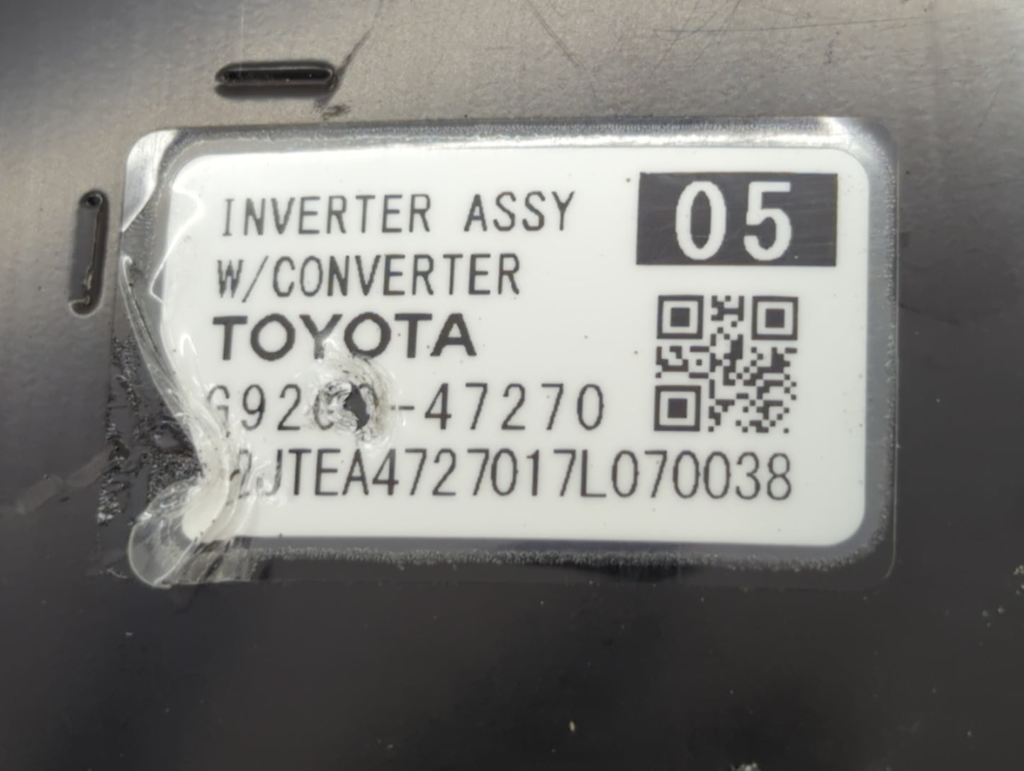 2017-2022 Toyota Prius Prime Hybrid DC Synergy Drive Power Inverter P/N:G9200-47270 Fits Fits 2017 2018 2019 2020 2021 2022 
