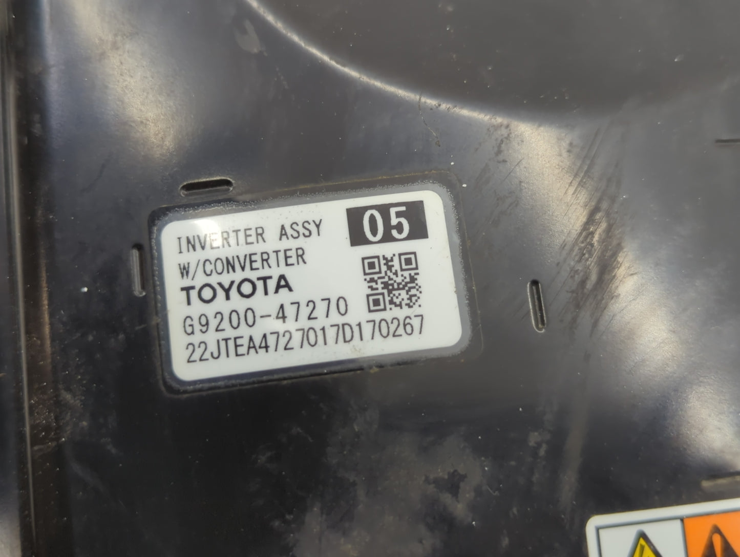 2017-2022 Toyota Prius Prime Hybrid DC Synergy Drive Power Inverter P/N:G9200-47270 Fits Fits 2017 2018 2019 2020 2021 2022 