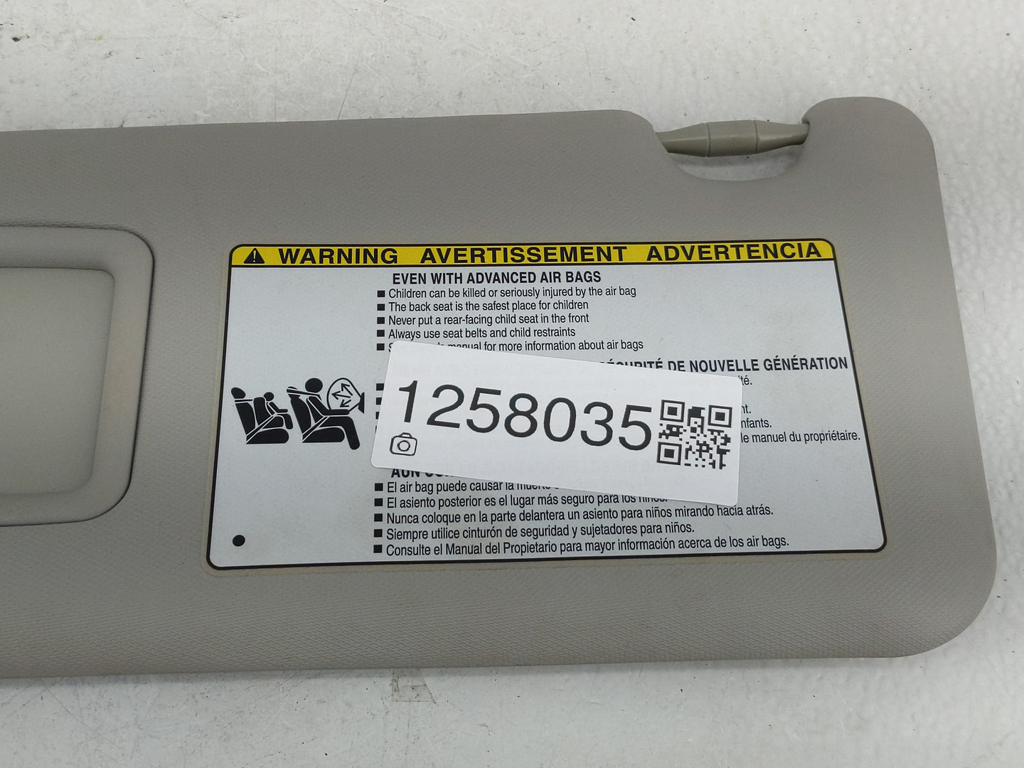 2013-2018 Toyota Rav4 Sun Visor Shade Replacement Driver Left Mirror Fits Fits 2013 2014 2015 2016 2017 2018 OEM Used Auto P