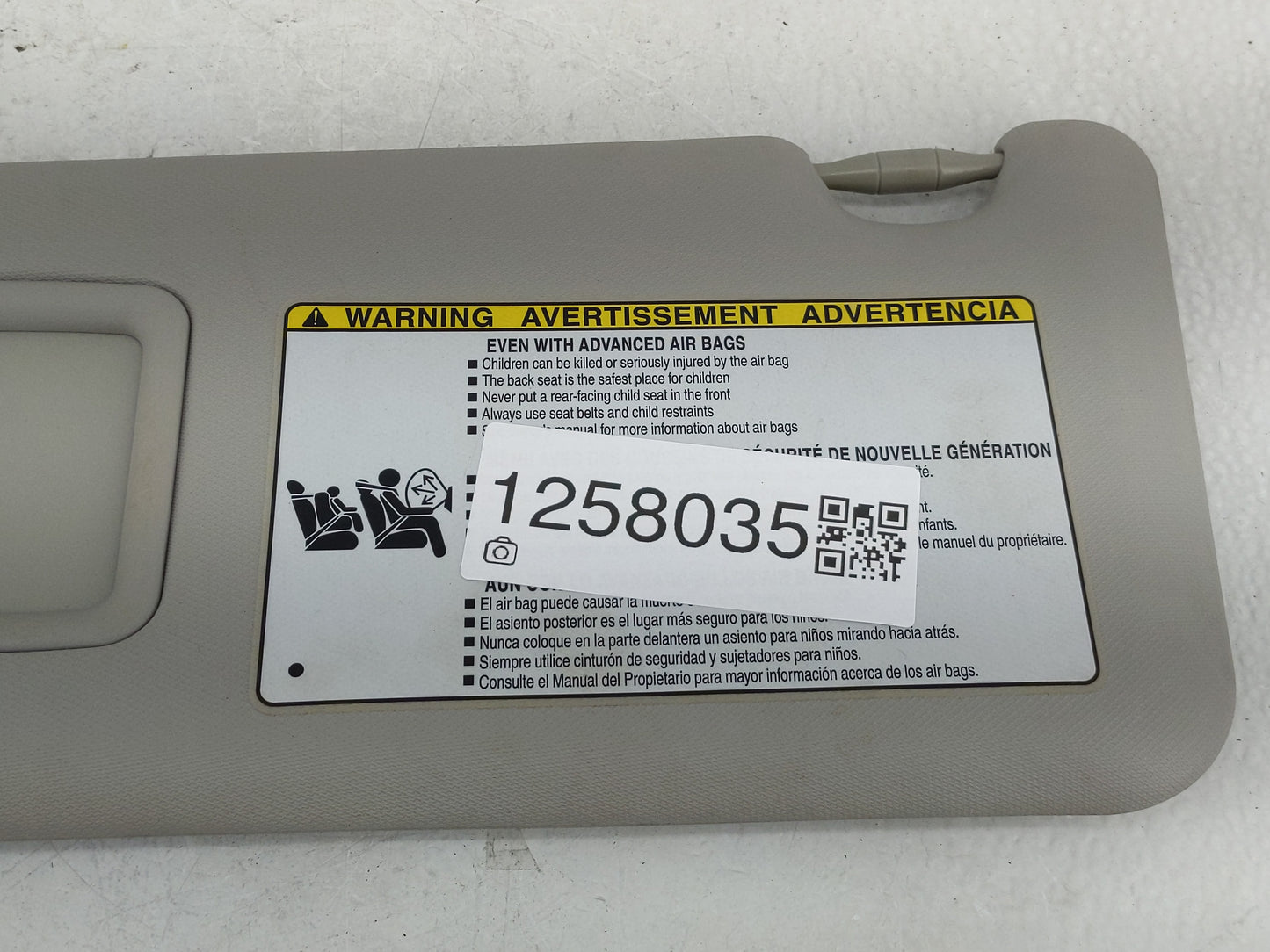 2013-2018 Toyota Rav4 Sun Visor Shade Replacement Driver Left Mirror Fits Fits 2013 2014 2015 2016 2017 2018 OEM Used Auto P